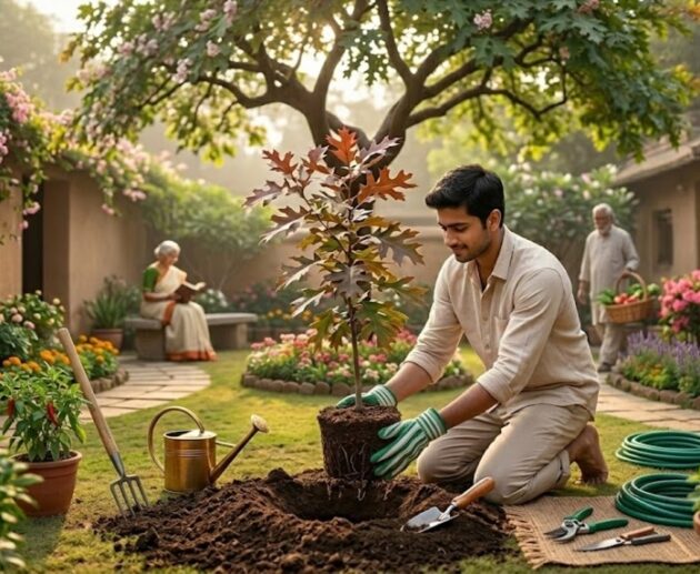 planting red oak tree
