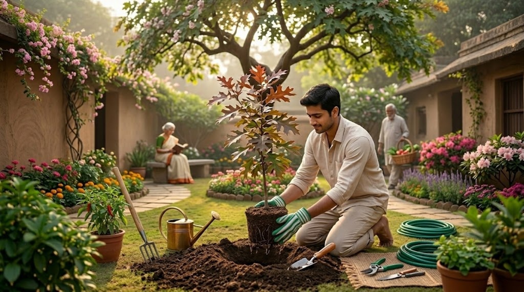 planting red oak tree