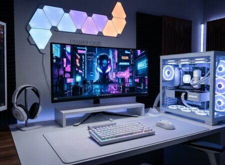 White gaming PC