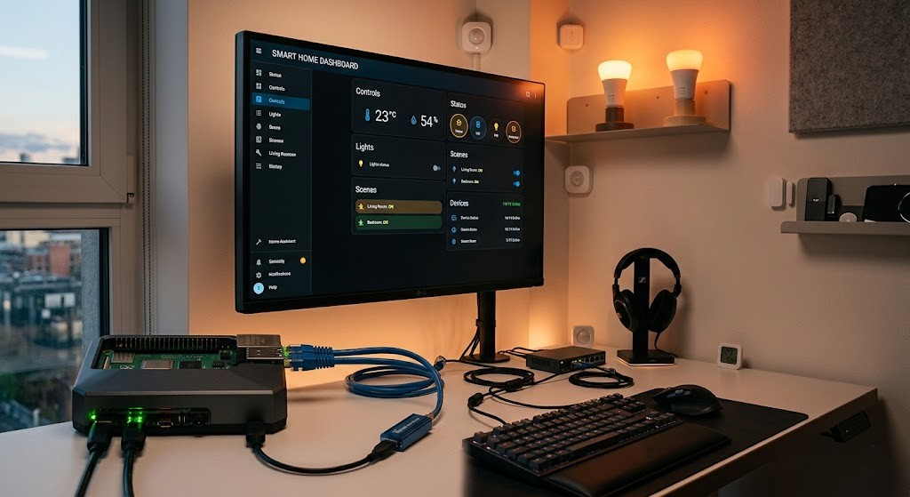 raspberry pi home automation setup with home assistant
