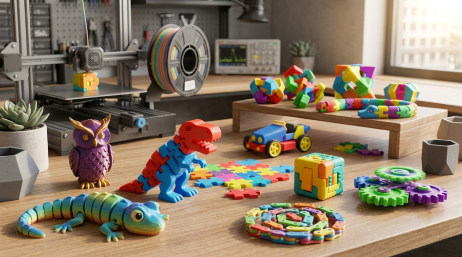 3D Printed Fidget Toys